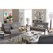 Baxton Studio Sorrento Grey Upholstered Wooden 3 Piece Living room Set 122-6766-6769-6772 - alternate 2